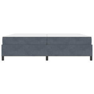 vidaXL Struttura del letto Grigio scuro, Grigio e Bianco 200 x 200 cm