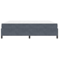 vidaXL Struttura del letto Grigio scuro, Grigio e Bianco 200 x 200 cm