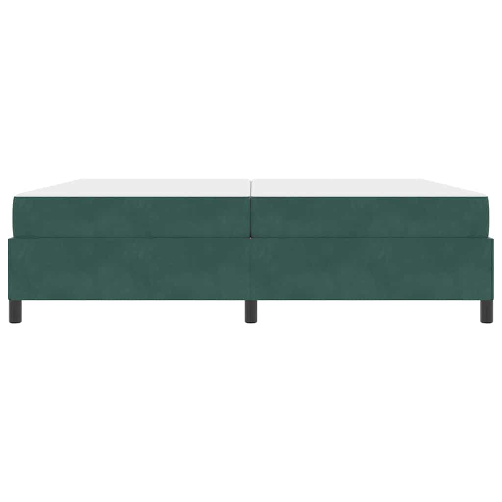 vidaXL Struttura del letto Verde scuro, Verde e Bianco 200 x 200 cm