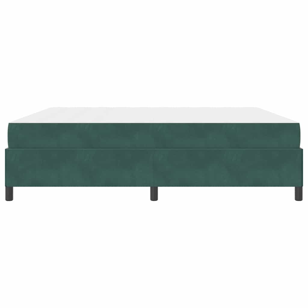 vidaXL Struttura del letto Verde scuro, Verde e Bianco 200 x 200 cm