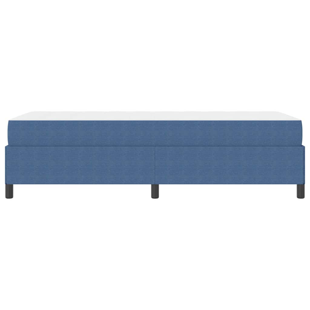 vidaXL Struttura del letto Blu 90 x 190 cm Tessuto in velluto a coste