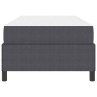 vidaXL Struttura del letto Grigio scuro 90 x 200 cm