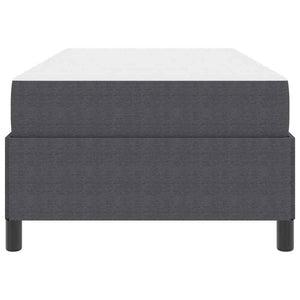 vidaXL Struttura del letto Grigio scuro 90 x 200 cm