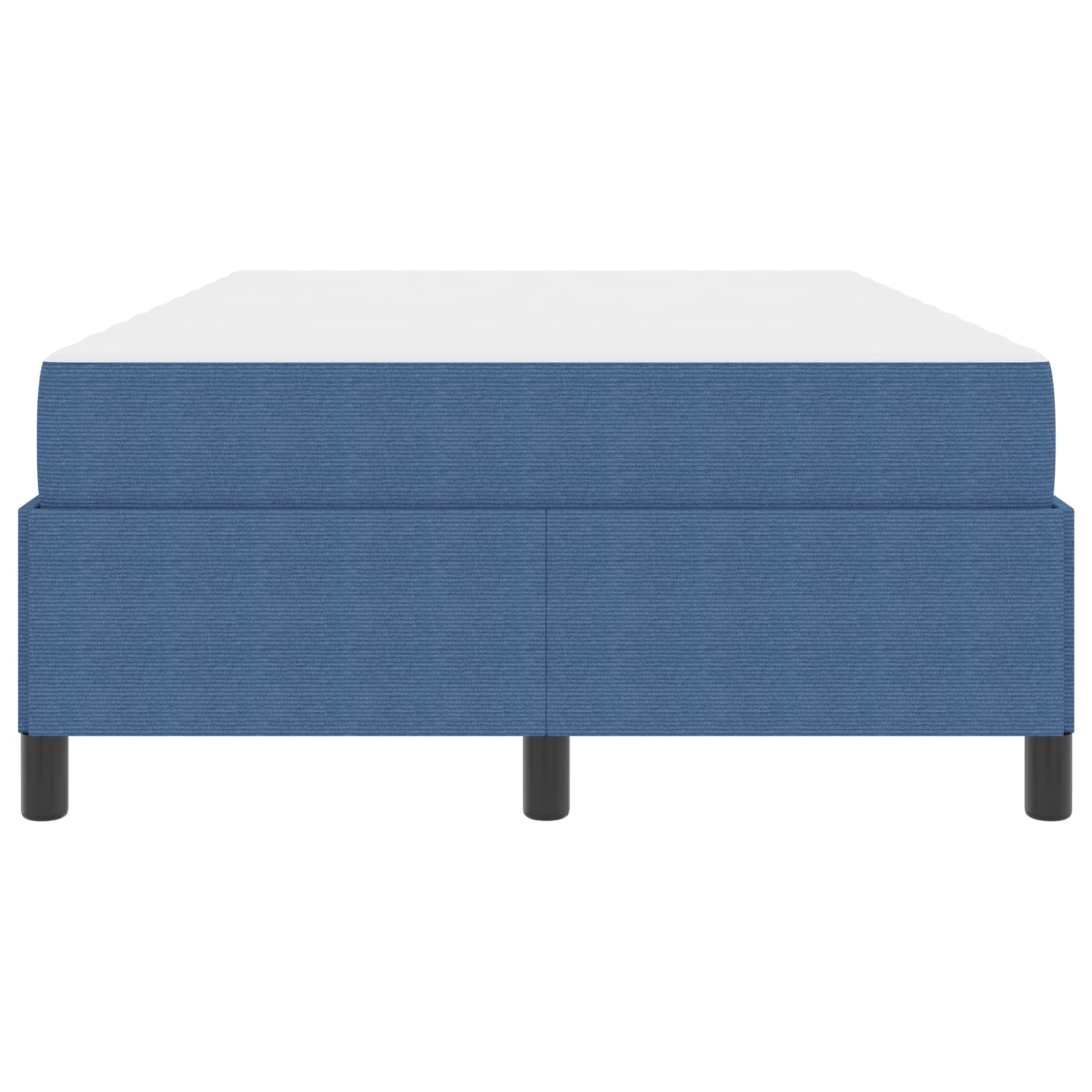 Struttura del letto con materasso Blu 120 x 190 cm Tessuto 3399113