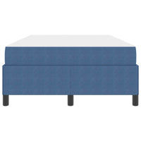 Struttura del letto con materasso Blu 120 x 190 cm Tessuto 3399113