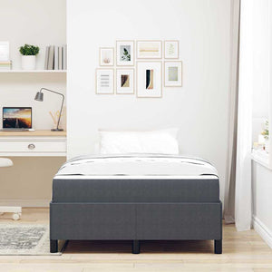 vidaXL Struttura del letto Grigio scuro 120 x 200 cm