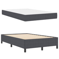 vidaXL Struttura del letto Grigio scuro 120 x 200 cm