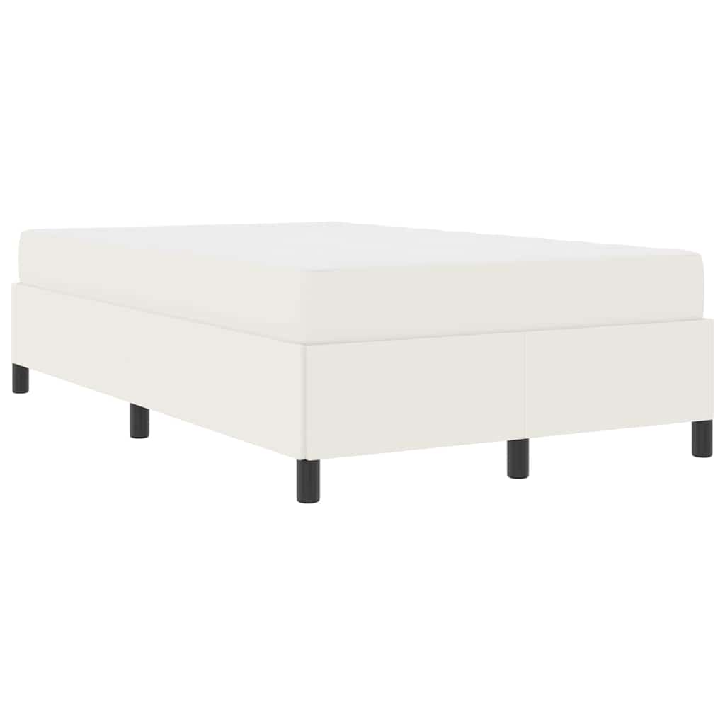 vidaXL Struttura del letto Crema 120 x 200 cm