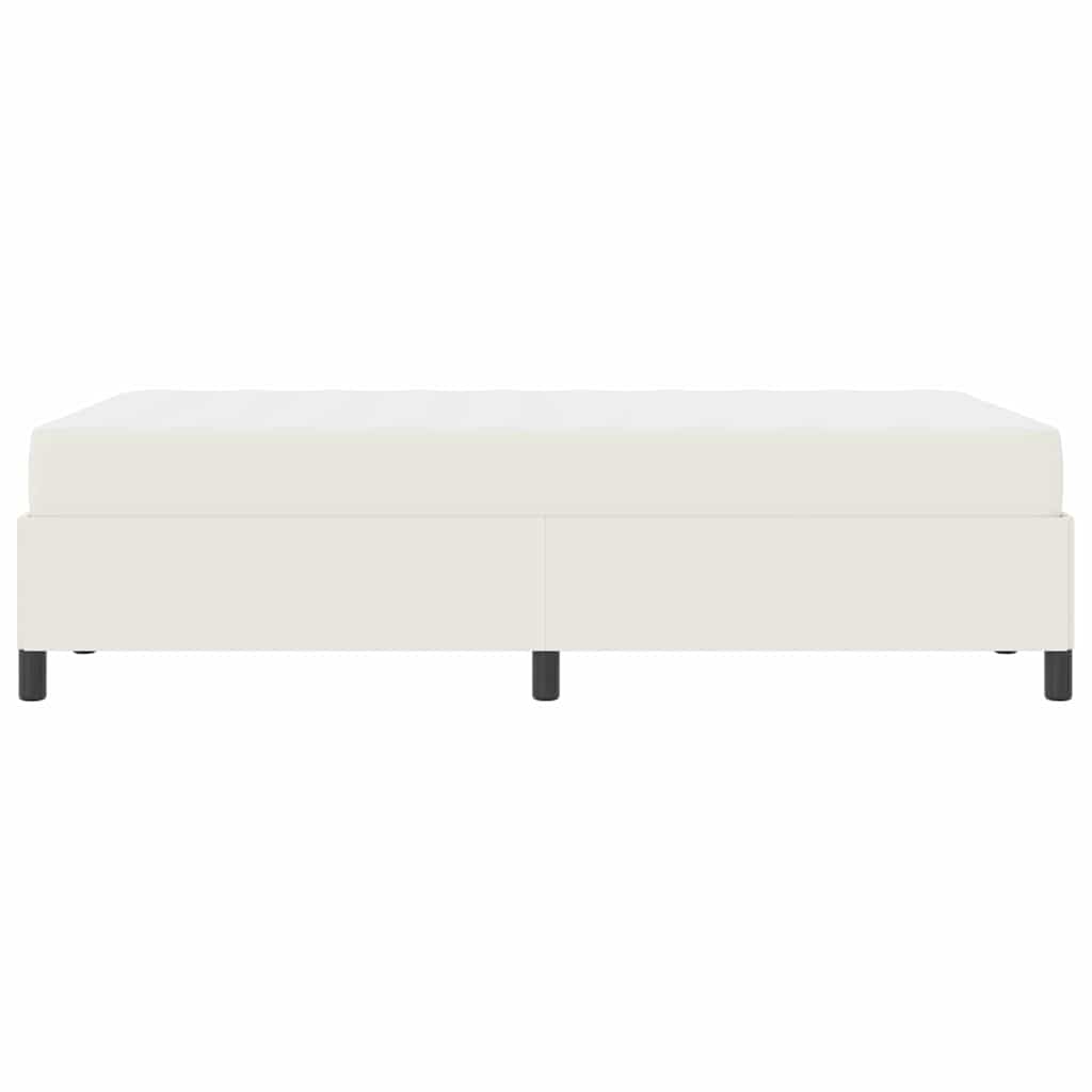 vidaXL Struttura del letto Crema 120 x 200 cm