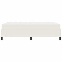 vidaXL Struttura del letto Crema 120 x 200 cm