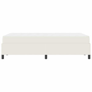 vidaXL Struttura del letto Crema 120 x 200 cm