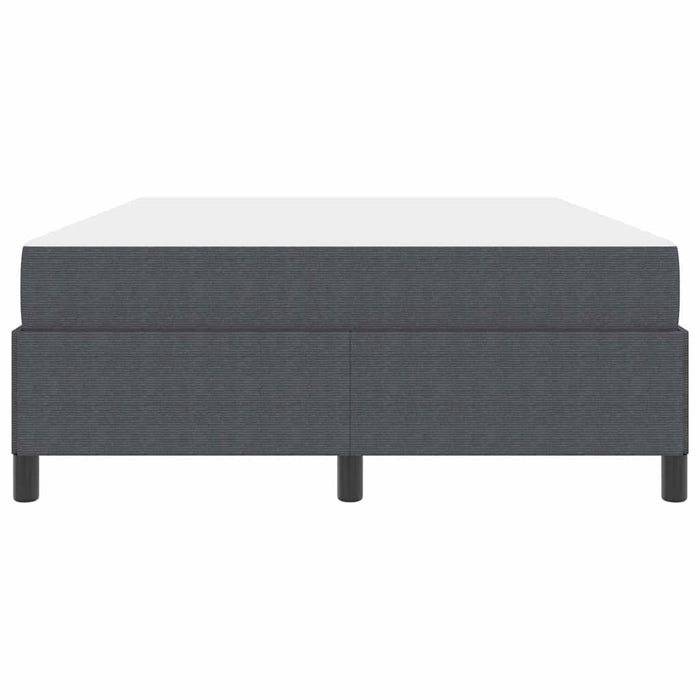 vidaXL Struttura del letto Grigio scuro 140 x 200 cm