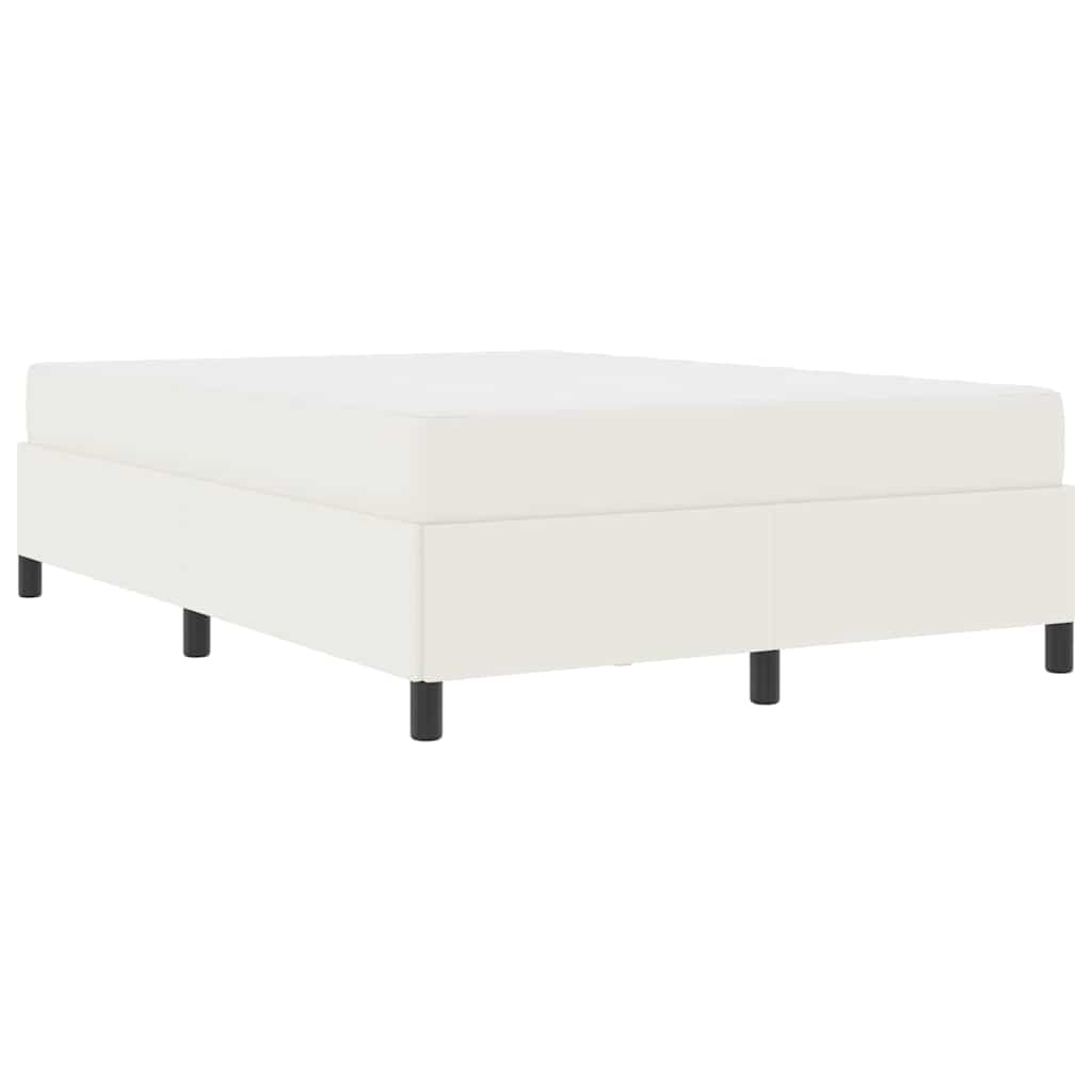 vidaXL Struttura del letto Crema 140 x 200 cm