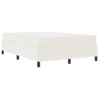 vidaXL Struttura del letto Crema 140 x 200 cm