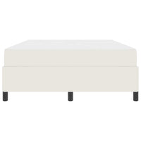 vidaXL Struttura del letto Crema 140 x 200 cm