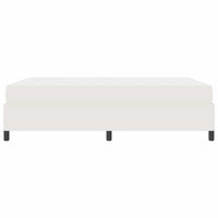 vidaXL Struttura del letto Crema 140 x 200 cm