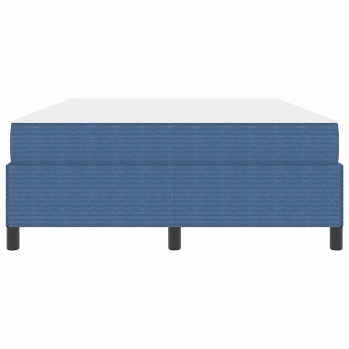 vidaXL Struttura del letto Blu 140 x 200 cm Tessuto in velluto a coste