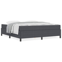 vidaXL Struttura del letto Grigio scuro 180 x 200 cm