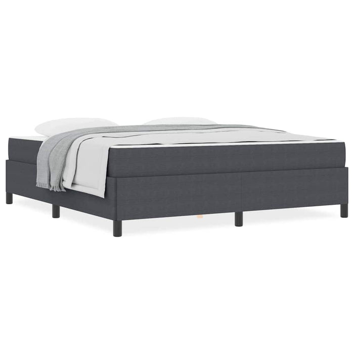 vidaXL Struttura del letto Grigio scuro 180 x 200 cm