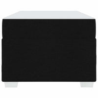 vidaXL Struttura del letto Nero 80 x 200 cm Tessuto