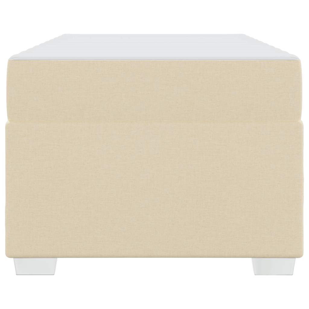 vidaXL Struttura del letto Crema 80 x 200 cm Tessuto