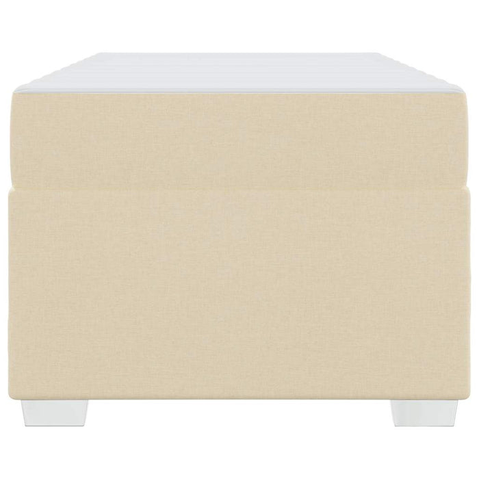 vidaXL Struttura del letto Crema 80 x 200 cm Tessuto