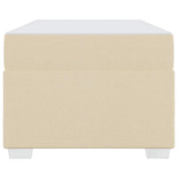 Struttura del letto con materasso Crema 80 x 200 cm Tessuto 3399150