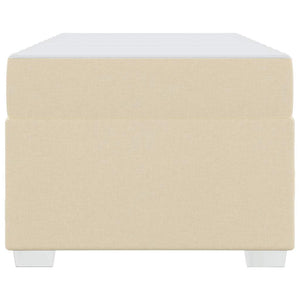 Struttura del letto con materasso Crema 80 x 200 cm Tessuto 3399150