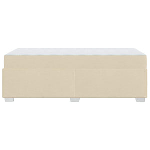 vidaXL Struttura del letto Crema 80 x 200 cm Tessuto