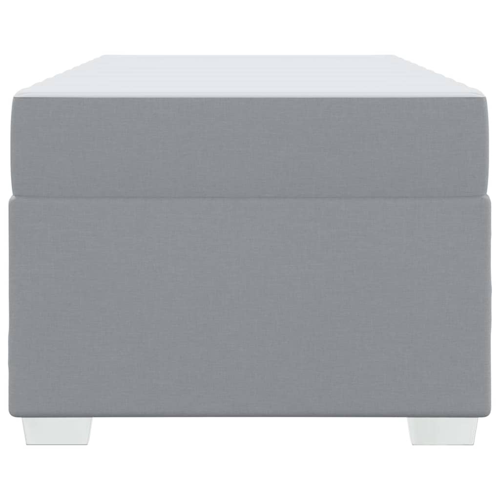 vidaXL Struttura del letto Grigio chiaro 90 x 190 cm Tessuto
