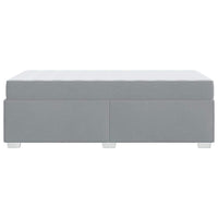 vidaXL Struttura del letto Grigio chiaro 90 x 190 cm Tessuto