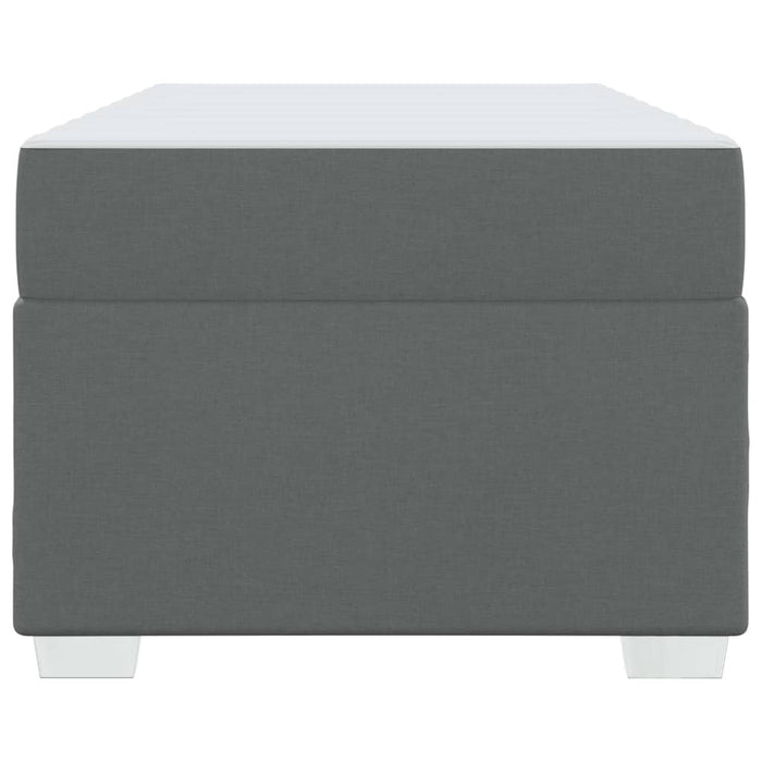 vidaXL Struttura del letto Grigio scuro 90 x 190 cm Tessuto