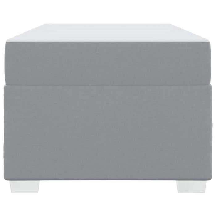 vidaXL Struttura del letto Grigio chiaro 90 x 200 cm Tessuto