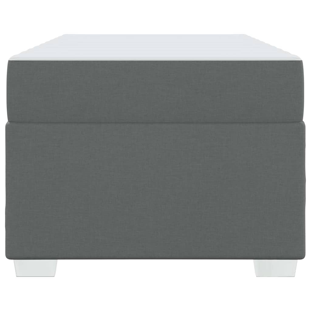 vidaXL Struttura del letto Grigio scuro 90 x 200 cm Tessuto