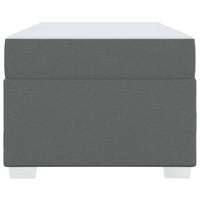 vidaXL Struttura del letto Grigio scuro 90 x 200 cm Tessuto