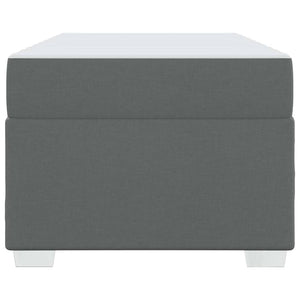 vidaXL Struttura del letto Grigio scuro 90 x 200 cm Tessuto