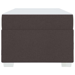 vidaXL Struttura del letto Marrone scuro 90 x 200 cm Tessuto