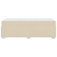 vidaXL Struttura del letto Crema 90 x 200 cm Tessuto