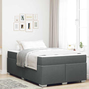 vidaXL Struttura del letto Grigio scuro 120 x 190 cm Tessuto