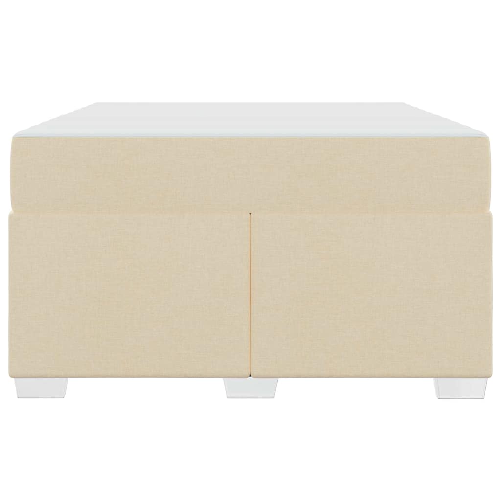 vidaXL Struttura del letto Crema 120 x 190 cm Tessuto