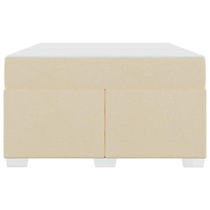 vidaXL Struttura del letto Crema 120 x 190 cm Tessuto