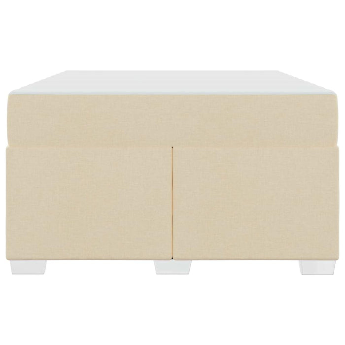 vidaXL Struttura del letto Crema 120 x 190 cm Tessuto