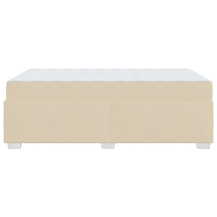 vidaXL Struttura del letto Crema 120 x 190 cm Tessuto
