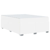 vidaXL Struttura del letto Bianco 160 x 200 cm Pelle sintetica