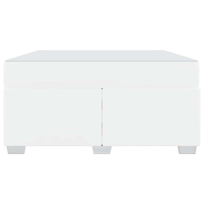 vidaXL Struttura del letto Bianco 160 x 200 cm Pelle sintetica