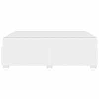 vidaXL Struttura del letto Bianco 160 x 200 cm Pelle sintetica