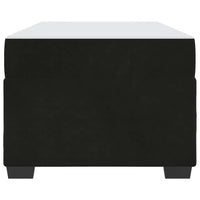 vidaXL Struttura letto con materasso Nero 100 x 200 cm Velluto