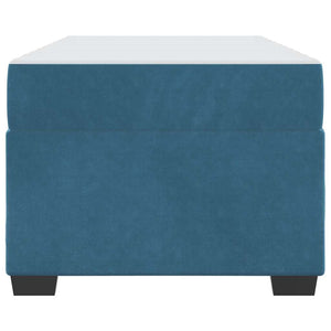 vidaXL Struttura del letto Blu scuro 100 x 200 cm Velluto