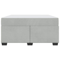 vidaXL Struttura letto con materasso Grigio chiaro 140 x 200 cm