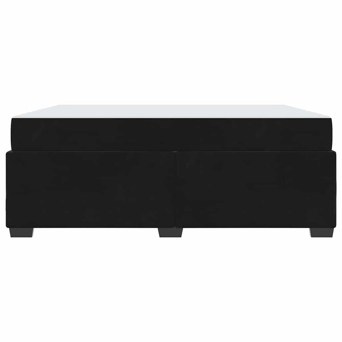 vidaXL Struttura del letto con materasso Nero 180 x 200 cm Velluto